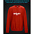 sweatshirt with Reflective Print Brony - 2XL red