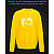 sweatshirt with Reflective Print Troll Girl - 2XL yellow