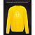 sweatshirt with Reflective Print Pooo - 2XL yellow