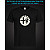 tshirt with Reflective Print Alfa Romeo Logo - XS black