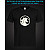 tshirt with Reflective Print Unicorn - XS black