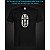 tshirt with Reflective Print Juventus - XS black
