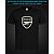 tshirt with Reflective Print Arsenal - XS black