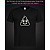 tshirt with Reflective Print Pooo - XS black