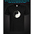 tshirt with Reflective Print Cute Cats - XS black