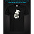 tshirt with Reflective Print Zebra Hat - XS black