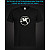 tshirt with Reflective Print Penguin Head - XS black