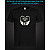 tshirt with Reflective Print Sponge Bob Face - XS black