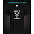 tshirt with Reflective Print Welcome to Chornobayivka - XS black