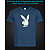 tshirt with Reflective Print Playboy - XS blue
