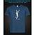 tshirt with Reflective Print YSL - XS blue