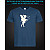 tshirt with Reflective Print Little Fairy - XS blue