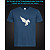 tshirt with Reflective Print Pegas Wings - XS blue