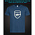 tshirt with Reflective Print Arsenal - XS blue