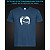 tshirt with Reflective Print Troll Girl - XS blue