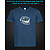 tshirt with Reflective Print Trollface - XS blue
