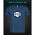 tshirt with Reflective Print Wifi - XS blue