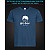 tshirt with Reflective Print Harry Potter Society - XS blue