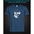 tshirt with Reflective Print Yuki Nagato - XS blue