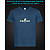 Футболка со светоотражающим принтом CS GO Логотип - XS синяя