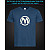 tshirt with Reflective Print Magic The Gathering - XS blue