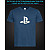tshirt with Reflective Print PlayStation Logo - XS blue