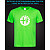 tshirt with Reflective Print Alfa Romeo Logo - XS green