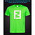 tshirt with Reflective Print Fendi Sign - XS green
