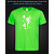 tshirt with Reflective Print Fairy - XS green