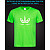 tshirt with Reflective Print Cute Little Unicorn - XS green
