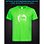 tshirt with Reflective Print Troll Girl - XS green
