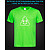tshirt with Reflective Print Pooo - XS green