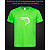 tshirt with Reflective Print Cute Fish - XS green