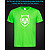 tshirt with Reflective Print The Raccoon - XS green