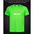 tshirt with Reflective Print SKAM - XS green