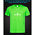 Футболка со светоотражающим принтом CS GO Логотип - XS зеленая