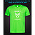Tshirt with Reflective Print Welcome to Chornobayivka - 2XL green