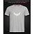 tshirt with Reflective Print Yamaha Logo 2 - XS grey