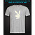 tshirt with Reflective Print Playboy - XS grey