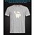 tshirt with Reflective Print Android - XS grey