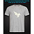 tshirt with Reflective Print Pegas Wings - XS grey