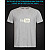 tshirt with Reflective Print Youtube - XS grey