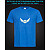 Футболка со светоотражающим принтом Ямаха Логотип 2 - XS голубая