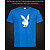 tshirt with Reflective Print Playboy - XS Lightblue