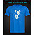 tshirt with Reflective Print Fairy - XS Lightblue