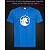 tshirt with Reflective Print Unicorn - XS Lightblue