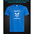 tshirt with Reflective Print Welcome to Chornobayivka - XS Lightblue