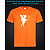 tshirt with Reflective Print Little Fairy - XS orange