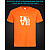 tshirt with Reflective Print American football - XS orange