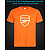 tshirt with Reflective Print Arsenal - XS orange